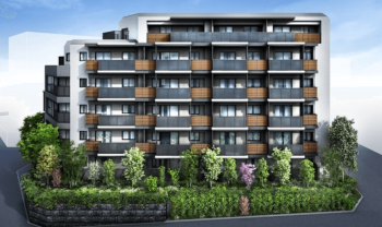 パークホームズ用賀三丁目　外観完成予想図2