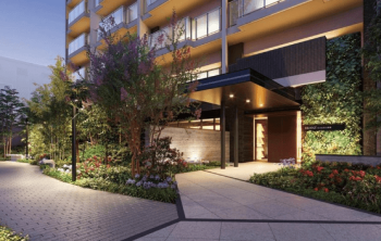 ブランズ住吉長居公園通　エントランスアプローチ完成予想図