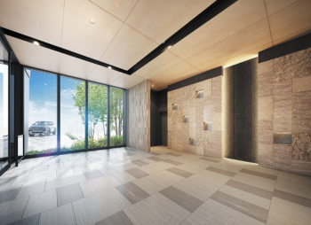 レジデンシャルメゾン住吉　エントエランスホール完成予想図