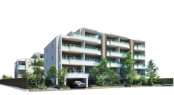 ザ・パークハウス 駒沢レジデンス　外観（北西）完成予想図