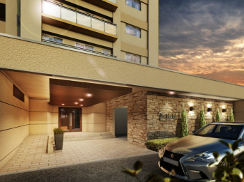 ザ・マークス南通　外観 エントランス完成予想CG