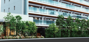 ジオ戸田公園　エントランスアプローチ完成予想図