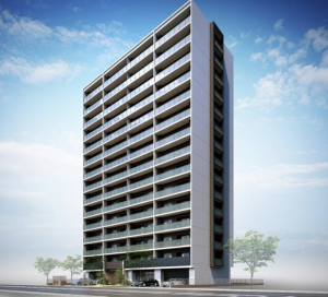 ビ・ウェルフレックス北本町　外観完成予想図