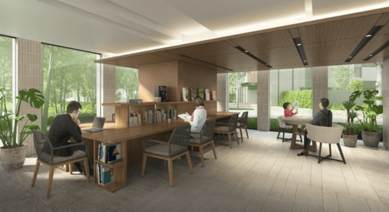 ファイル:プラウドシティ豊田多摩平の森 B棟ラウンジ完成予想図.png