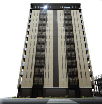 サンレリウス小倉駅南　外観完成予想図