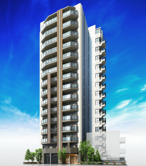 シエリア秋葉原EAST　外観完成予想図1