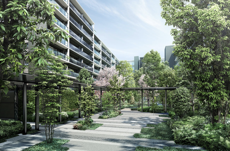 ファイル:シティハウス小金井公園 プライベートガーデン完成予想CG.png