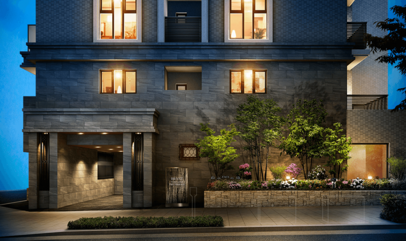 ファイル:ブランズ夕陽丘 ザ・テラス エントランスアプローチ完成予想CG.png