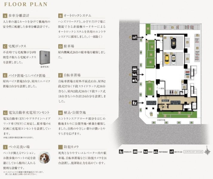 ファイル:プレサンス ロジェ 高津公園敷地配置図.JPG