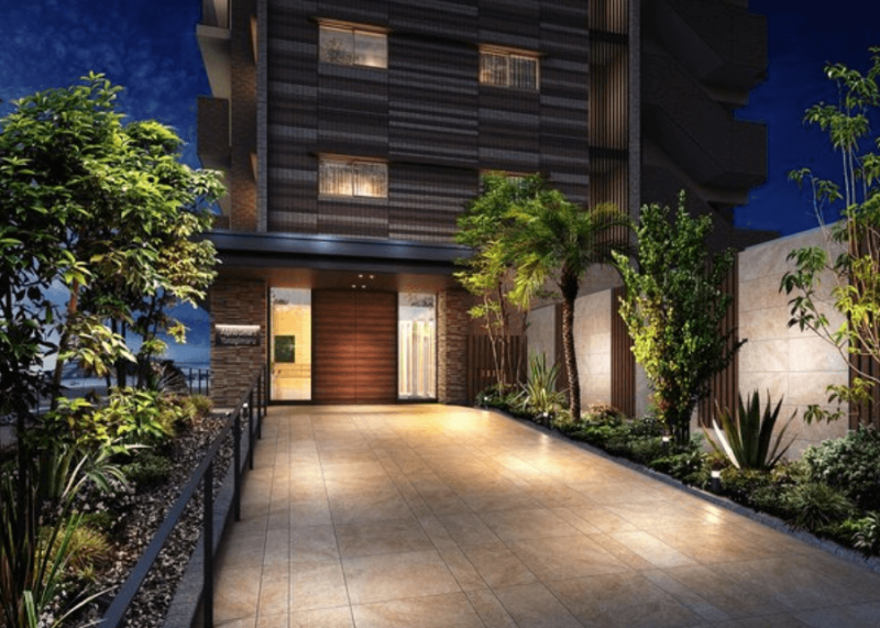 ファイル:アルファスマート柳丸 エントエランスアプローチ完成予想図.png