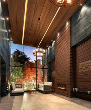 デュオヒルズ長野権堂　ラウンジ完成予想図