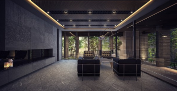 ブラントン六本松　エントランスホール ラウンジ完成予想図