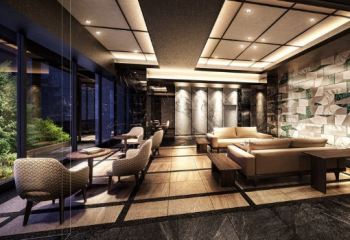 レーベン盛岡中央通りTHE VISAGE　エントエランスホール完成予想図