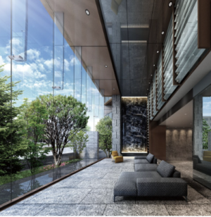 レーベン秋田 THE IMPERIAL TOWER　ラウンジ完成予想図