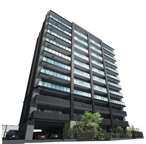 サンパーク朝倉街道駅グラッセ　外観完成予想図