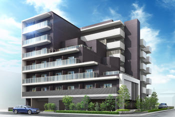 パレステージ西新井大師西　外観完成予想CG1