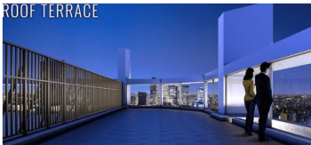 プラウドタワー名古屋錦　屋上テラス完成予想図