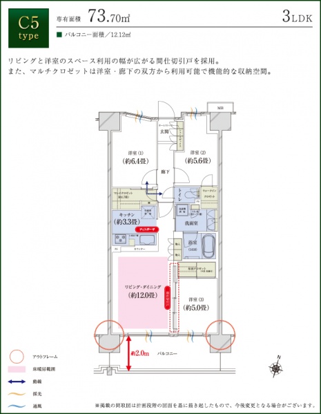 ファイル:プレミアムフォート柏type C5.jpg