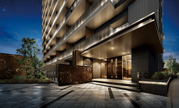 レーベン古河 REFAIME　エントエランスアプローチ完成予想図