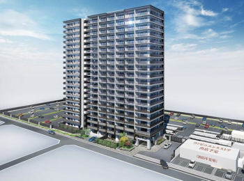 ヴェルディ・ステーションタワー天神川　外観完成予想図2