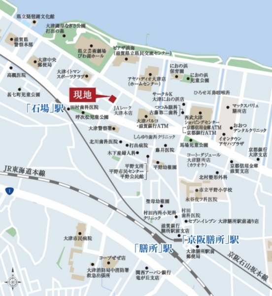 ファイル:現地案内図 ジェイド大津160925.jpg