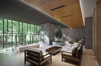 アルファグランデ成田八番街　エントランスラウンジ完成予想図