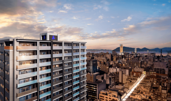 アルファステイツ南新町タワーレジデンス　外観（眺望）完成予想図2