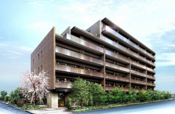 オーベル松戸ヒルズ　外観完成予想CG