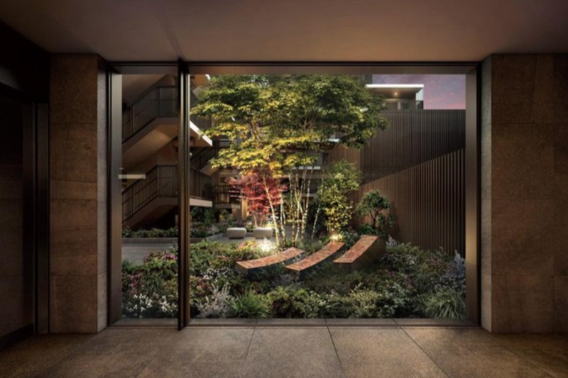 ファイル:ガーラ・レジデンス横浜上大岡 ウエルカムガーデン完成予想CG.png