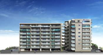 サングレート 博多 ロイヤルプレイス　外観完成予想CG