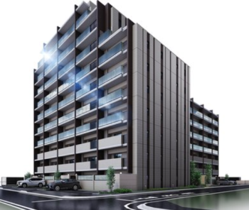 バンベール高畑　外観完成予想図