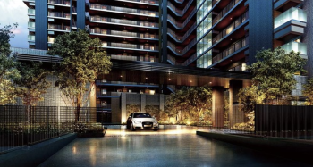 パークホームズ海老名ブルームプレミア　エントランスアプローチ完成予想CG