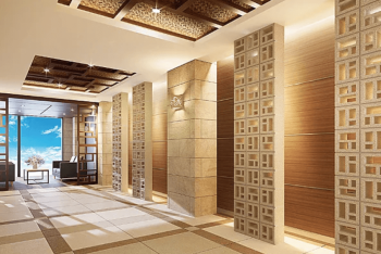 アルファステイツ那覇古波蔵　エントエランスホール完成予想図