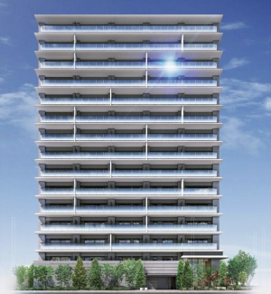 カサーレ城東セントラルプレイス　外観完成予想図1