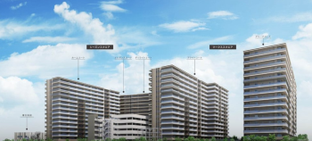 ソライエグラン流山おおたかの森　外観完成予想CG