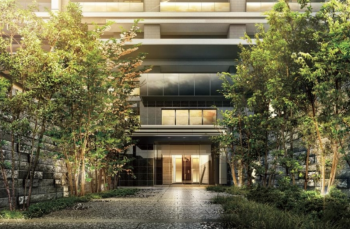 プラウドタワー名古屋久屋大通公園　エントランスアプローチ完成予想CG