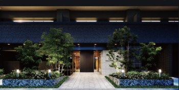 プレサンス ロジェ 福島野田　エントランスアプローチ完成予想図