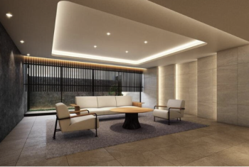 ユニハイム エクシア樟葉　エントエランスロビー 兼 集会 完成予想図