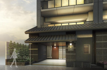 ラ・カーサグランデ タワー ザ 甲南(仮称)　エントエランスアプローチ完成予想図