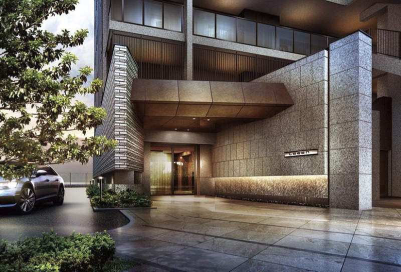 ファイル:レーベン富山環水公園PEAK TERRACE 外観完成予想図 エントエランスアプローチ完成予想図.png