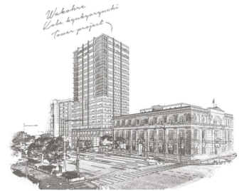 (仮称)ワコーレ神戸旧居留地タワープロジェクト　イメージイラスト