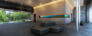 シーンズ塚口　エントランスホール完成予想CG