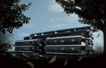 ディモア長岡天神ザ・レジデンス　外観完成予想図