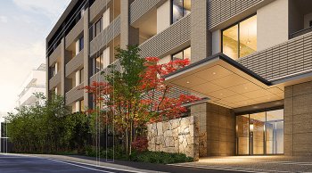 ブランズ牛込柳町　エントエランスアプローチ完成予想図