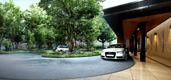 プラウドシティ仙台上杉山通 グランドエントランスアプローチ完成予想CG