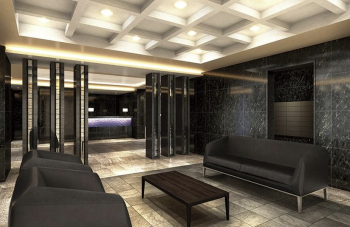 プレサンス ロジェ 和歌山　エントランスホール ラウンジ完成予想CG