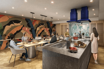 レーベン水戸ONE STATE TOWER　パーティーラウンジ完成予想図