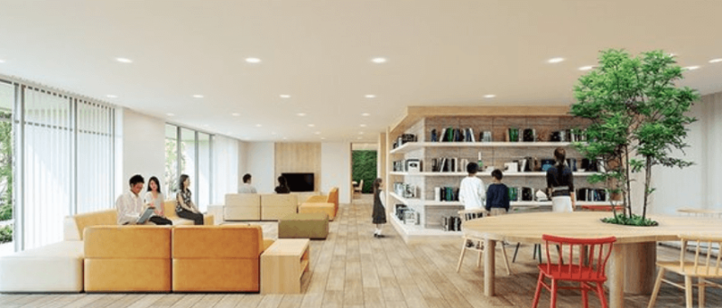 ファイル:ローレルスクエアOSAKA LINK リンコムラウンジ完成予想図.png