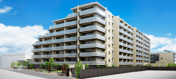 ウエリス吹田千里丘　外観完成予想CG1