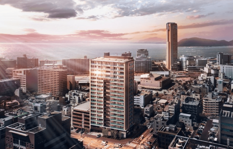 ファイル:ブランシエラ高松 西の丸タワー ザ・レジデンス 外観完成予想図1.png